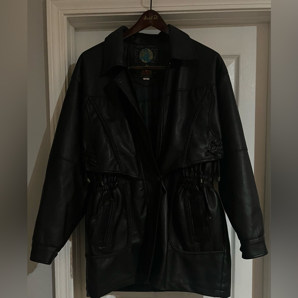 100% leather, vintage Armani jacket for women